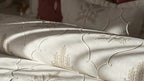 Couvre lit « Florence » en piqué royal (Taupe)