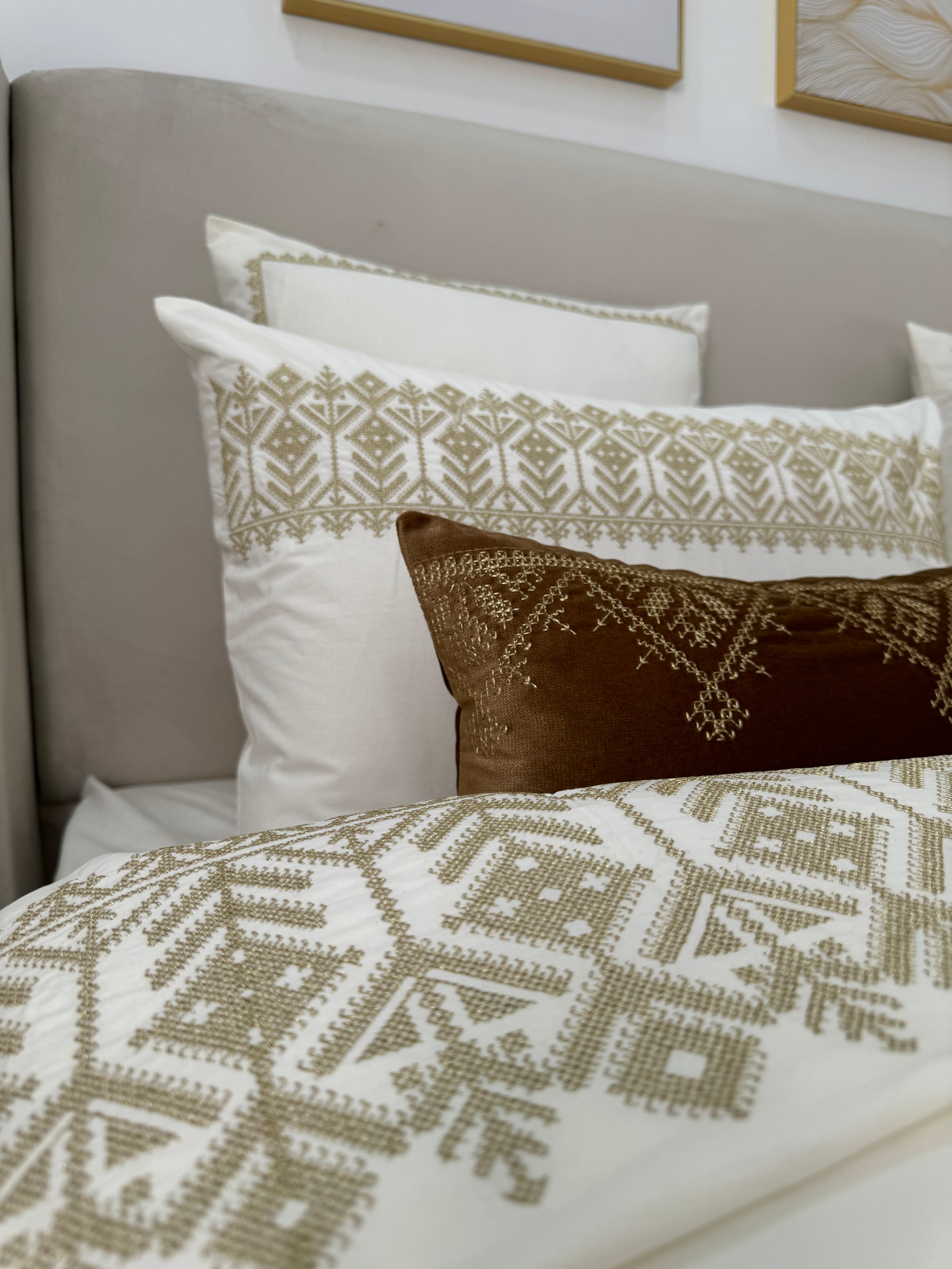 Parure "Henna" en Drap Plat (Doré)