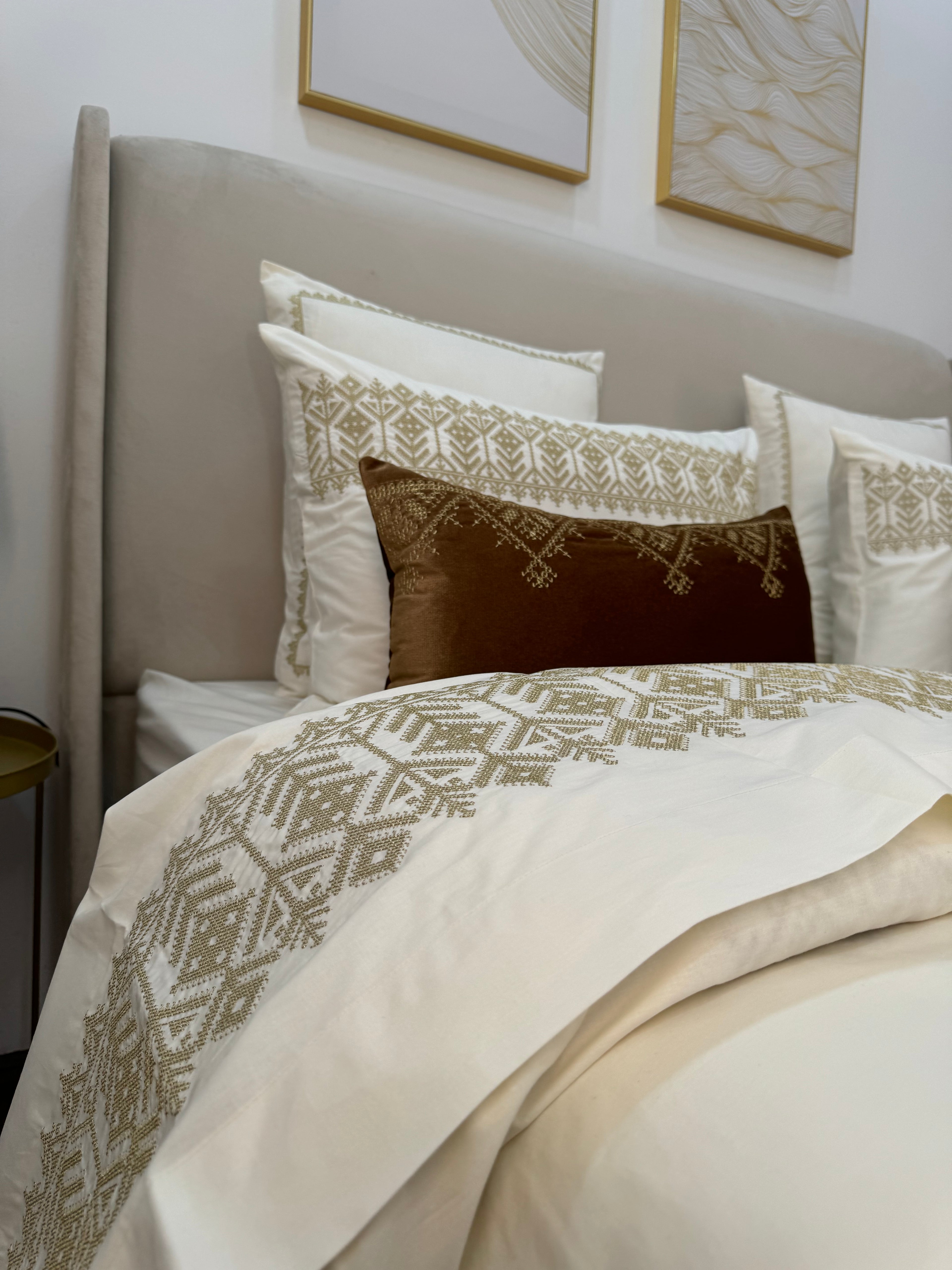 Parure "Henna" en Drap Plat (Doré)