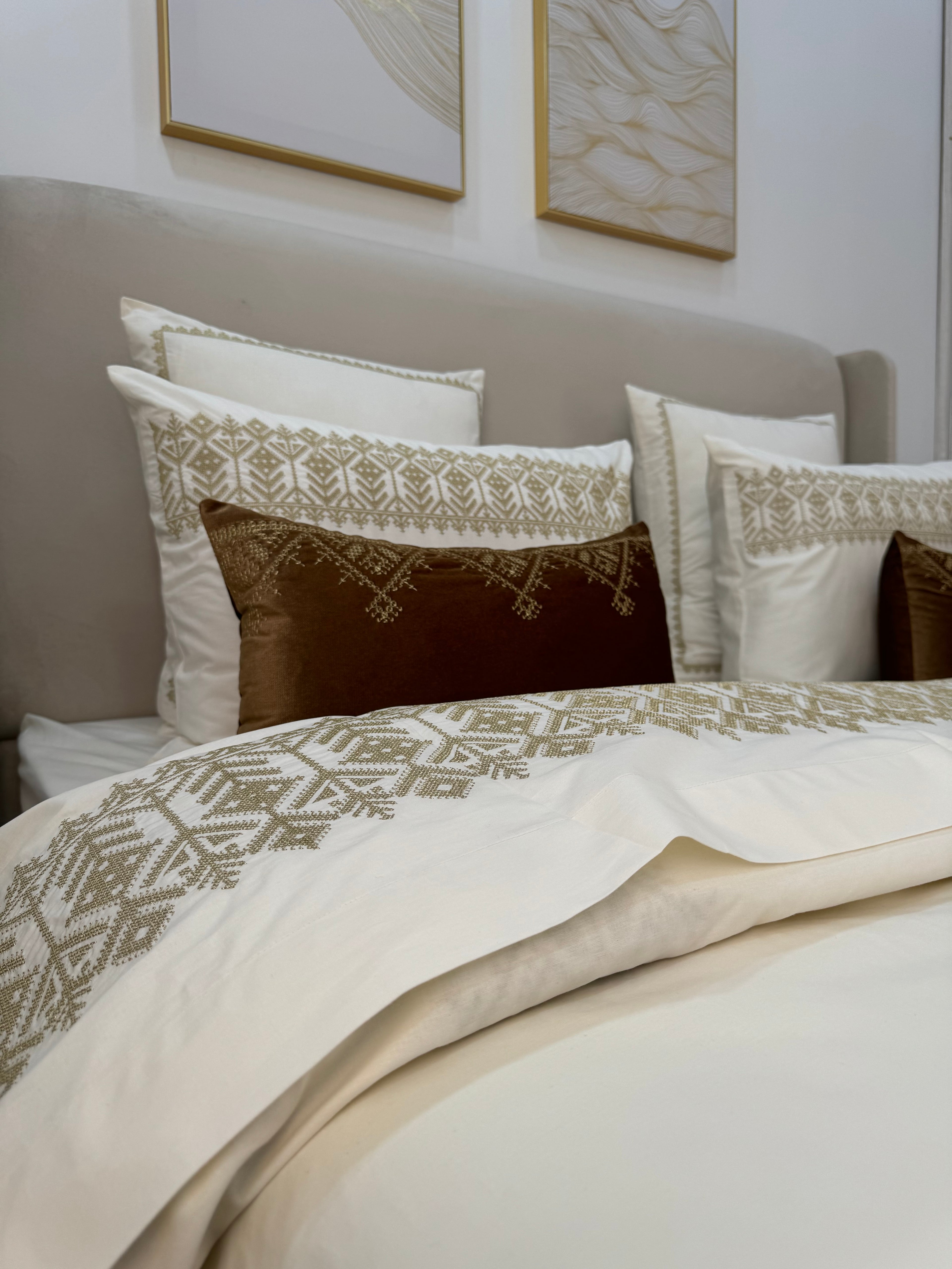 Parure "Henna" en Drap Plat (Doré)