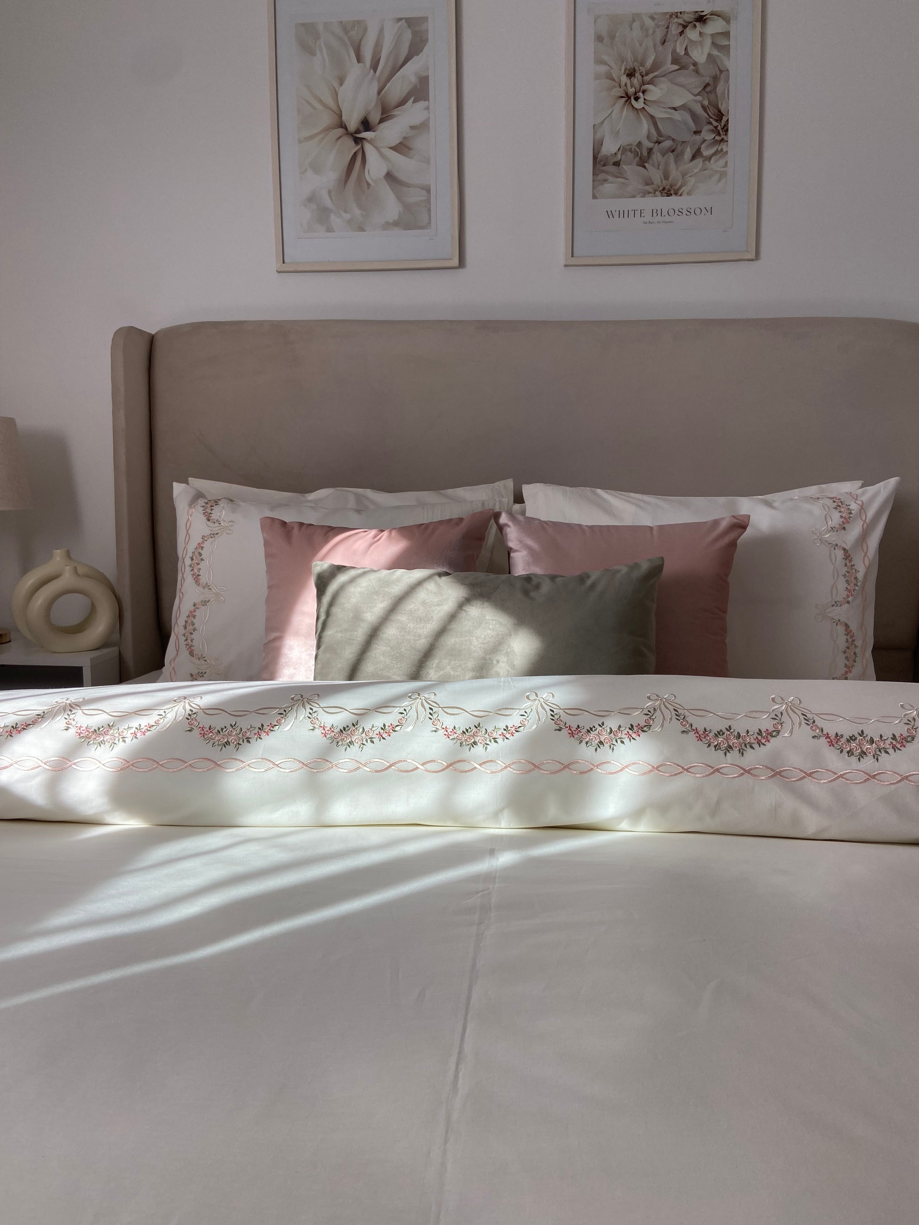 Parure "Mélodie" en Drap Plat