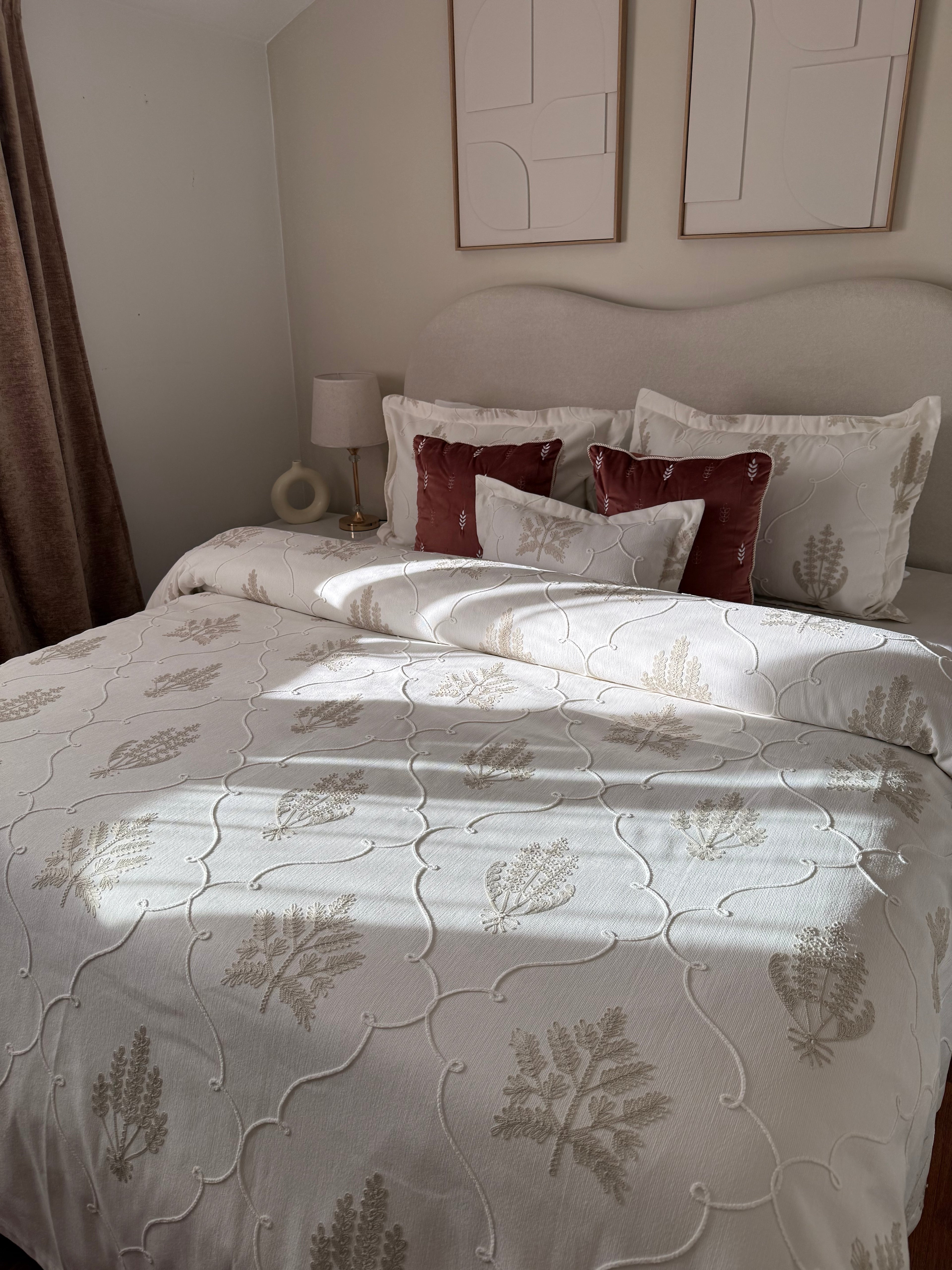 Couvre lit « Florence » en piqué royal