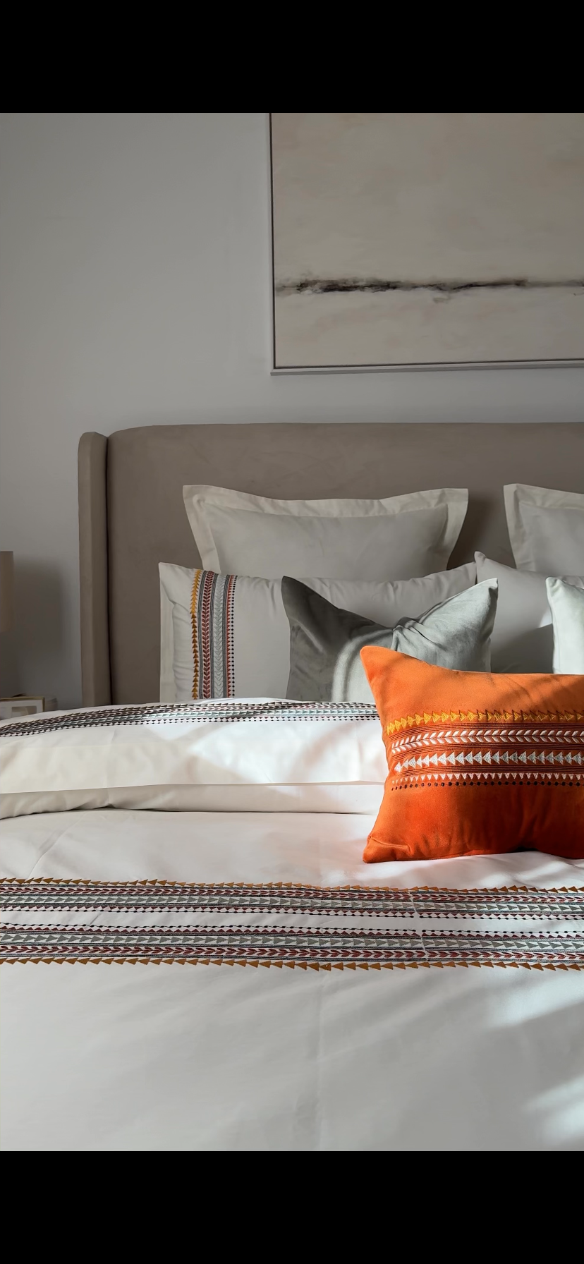 Parure Camélia en Housse de Couette