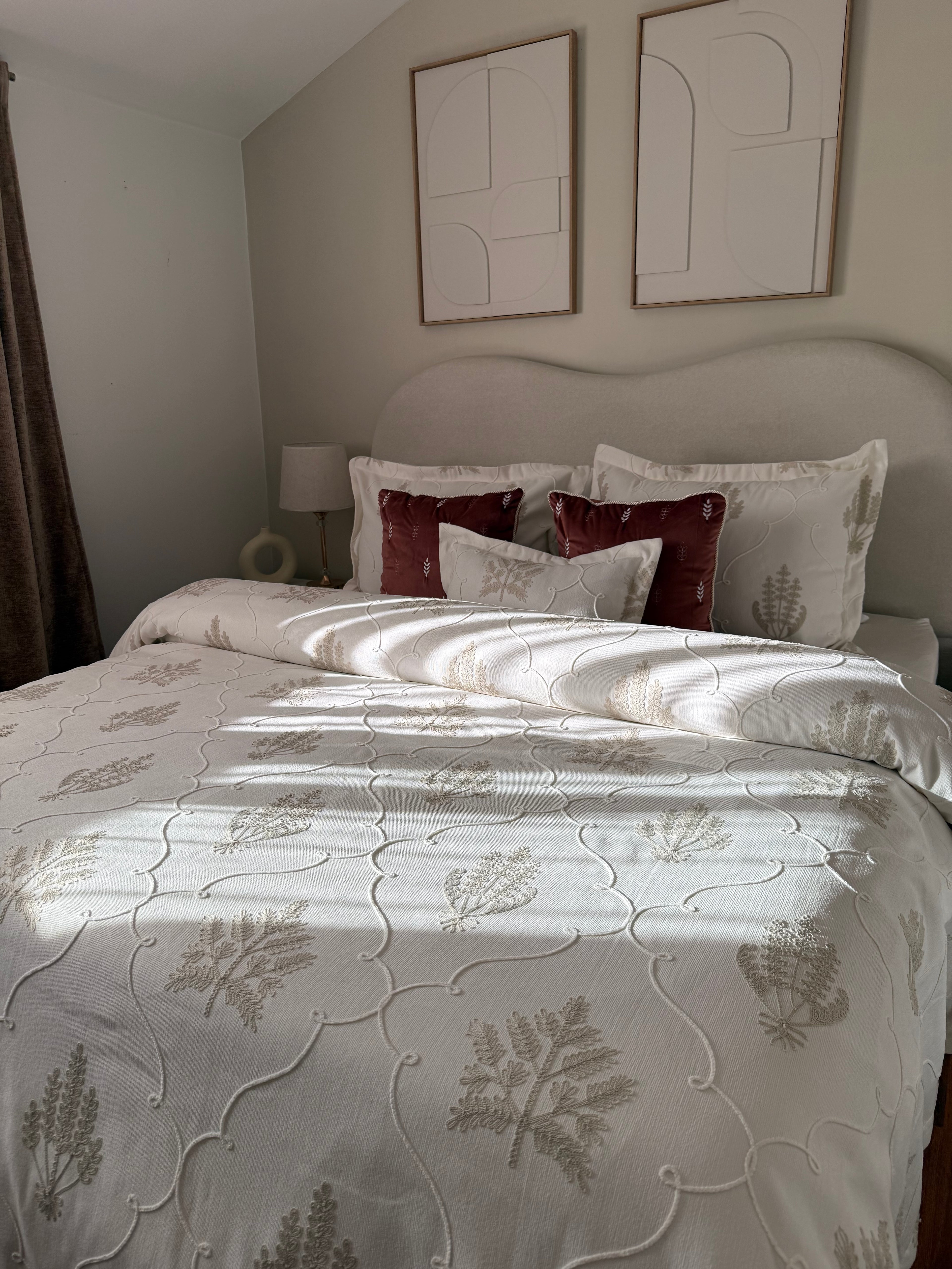 Couvre lit « Florence » en piqué royal